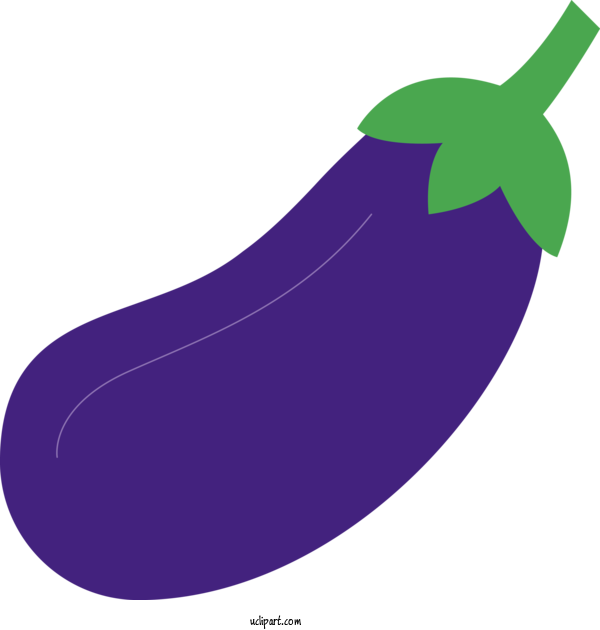 Free Food Eggplant Violet Purple For Vegetable Clipart Transparent Background