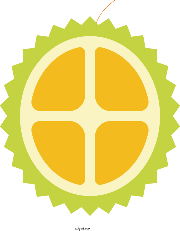 Free Food Yellow Symbol Circle For Fruit Clipart Transparent Background