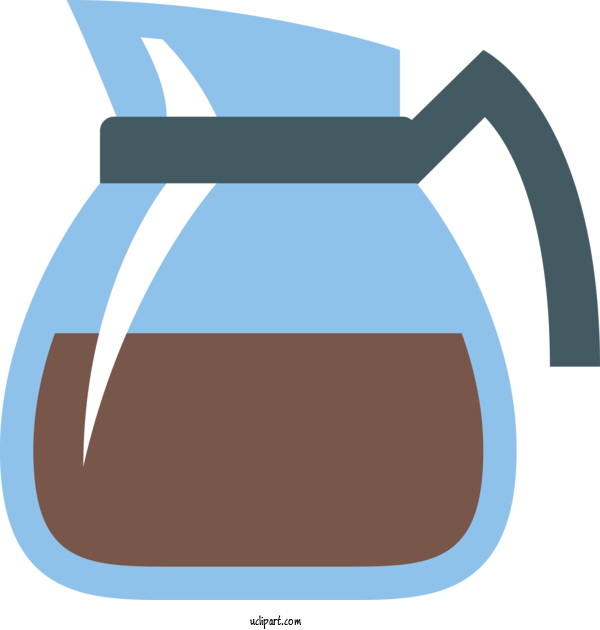 Free Drink Blue Azure For Coffee Clipart Transparent Background