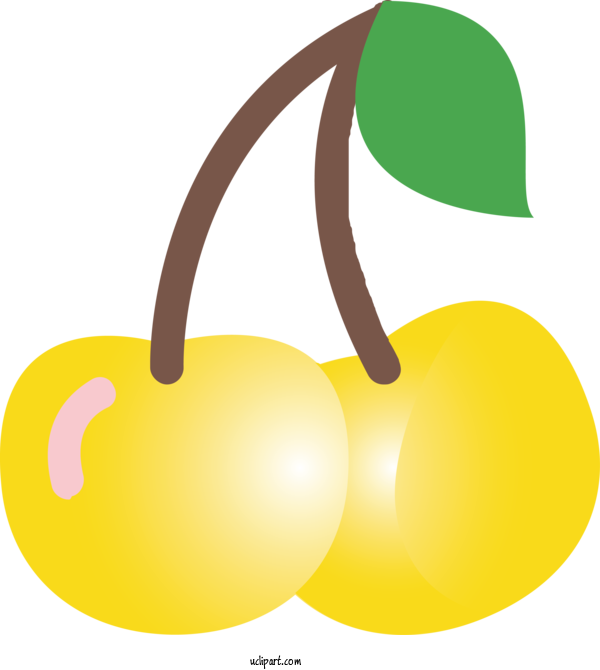 Free Food Yellow Fruit Plant For Fruit Clipart Transparent Background