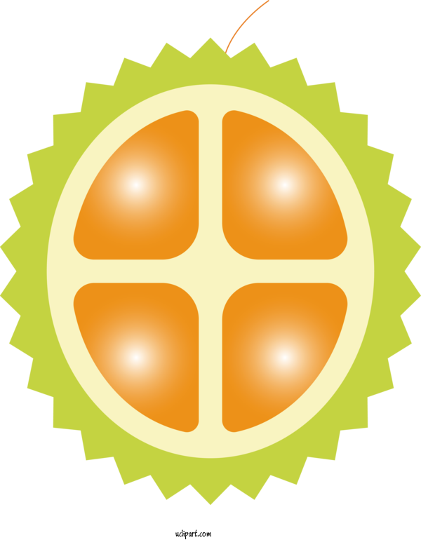 Free Food Orange Symbol Circle For Fruit Clipart Transparent Background