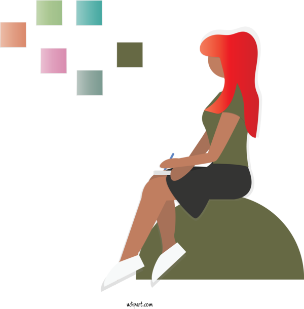 Free School Sitting Cartoon Leg For Teacher Clipart Transparent Background