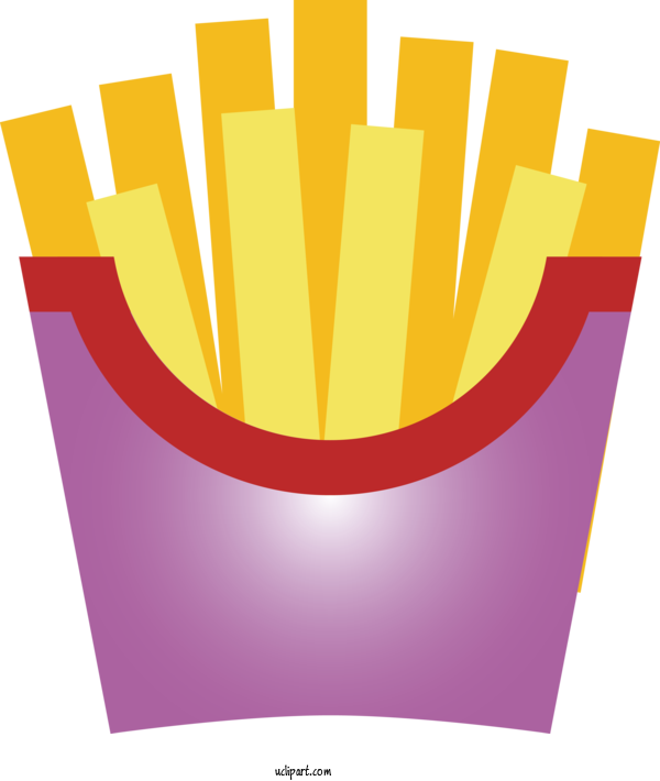 Free Food Yellow French Fries Material Property For Fast Food Clipart Transparent Background