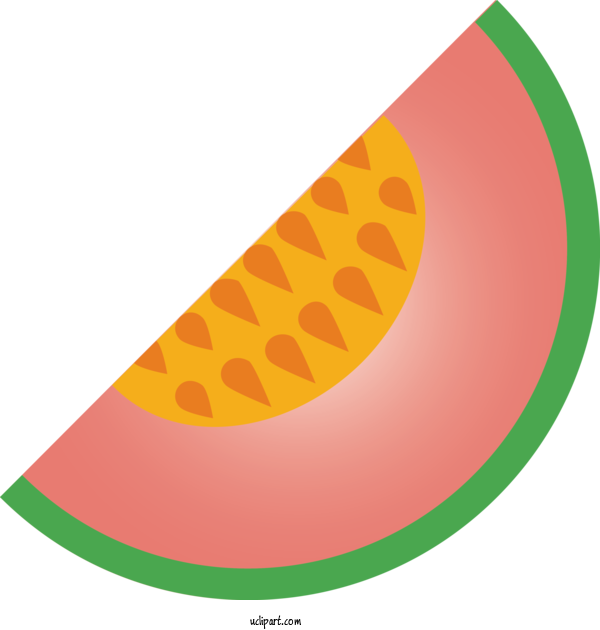 Free Food Melon Watermelon Orange For Fruit Clipart Transparent Background