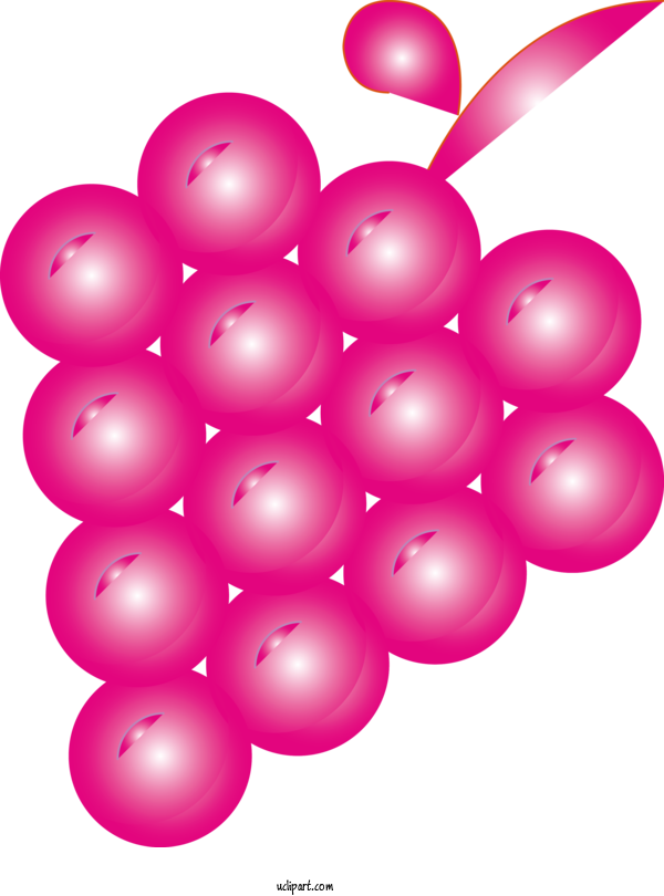 Free Food Pink Magenta Ball For Fruit Clipart Transparent Background