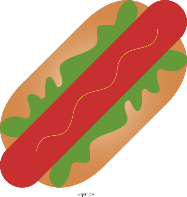 Free Food Fast Food Hot Dog Bun Hot Dog For Hot Dog Clipart Transparent Background