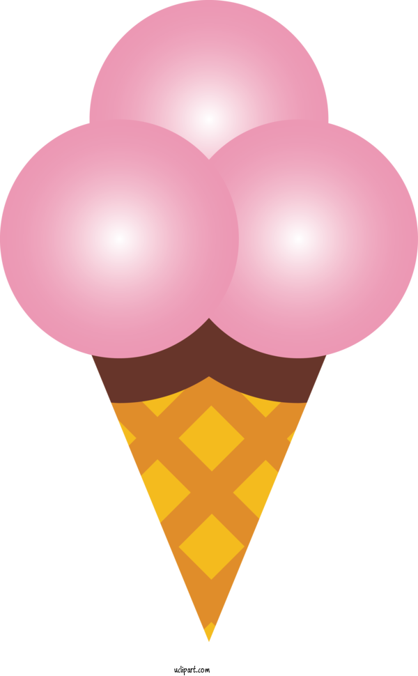 Free Food Pink Heart Balloon For Ice Cream Clipart Transparent Background