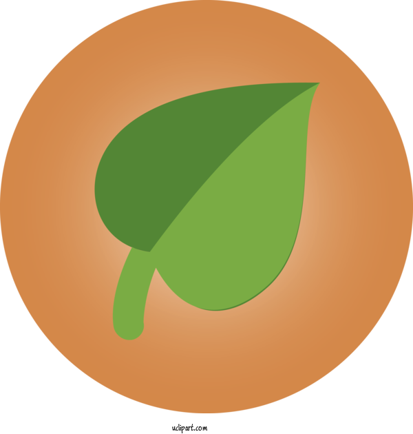 Free Food Leaf Logo Plant For Vegetable Clipart Transparent Background