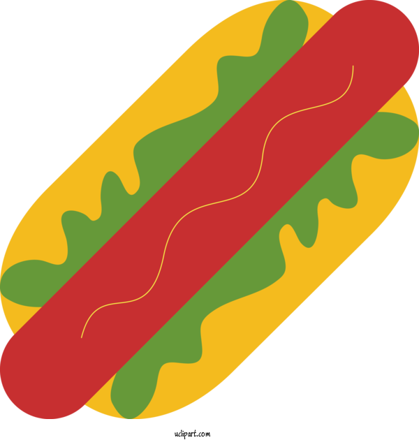 Free Food Fast Food Hot Dog Hot Dog Bun For Hot Dog Clipart Transparent Background