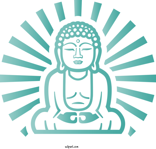 Free Religion Head Line Art Line For Buddhist Clipart Transparent Background