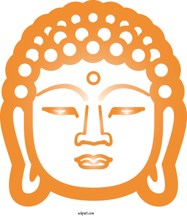 Free Religion Face Facial Expression Head For Buddhist Clipart Transparent Background