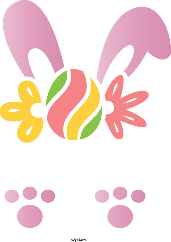 Free Holidays Pink Design Pattern For Easter Clipart Transparent Background
