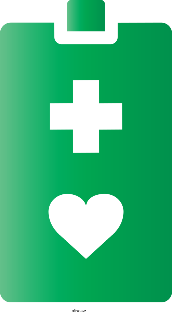 Free Medical Green Symbol Flag For Medical Equipment Clipart Transparent Background