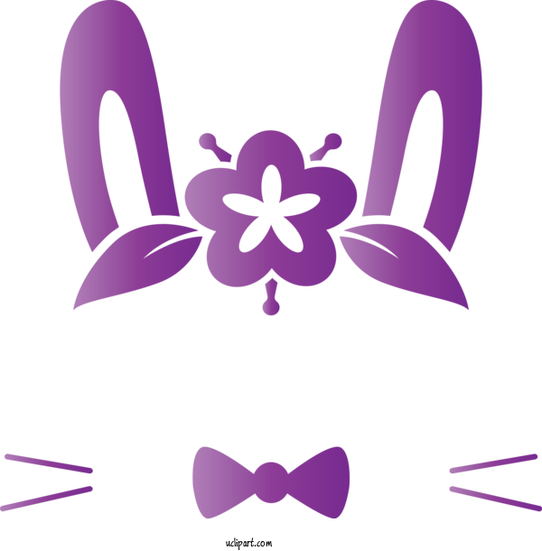 Free Holidays Violet Purple Ribbon For Easter Clipart Transparent Background