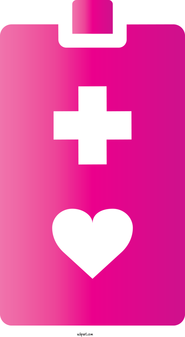 Free Medical Pink Heart Magenta For Medical Equipment Clipart Transparent Background