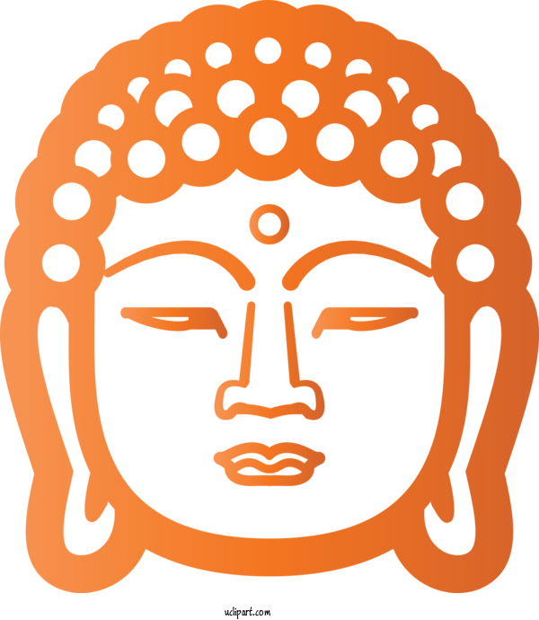 Free Religion Face Facial Expression Head For Buddhist Clipart Transparent Background