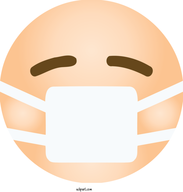 Free Medical Face Nose Facial Expression For Medical Equipment Clipart Transparent Background