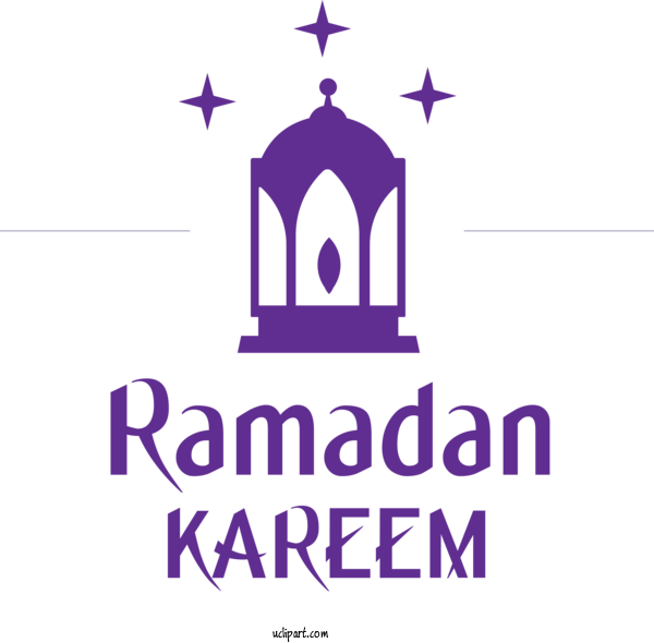Free Holidays Logo Purple Violet For Ramadan Clipart Transparent Background