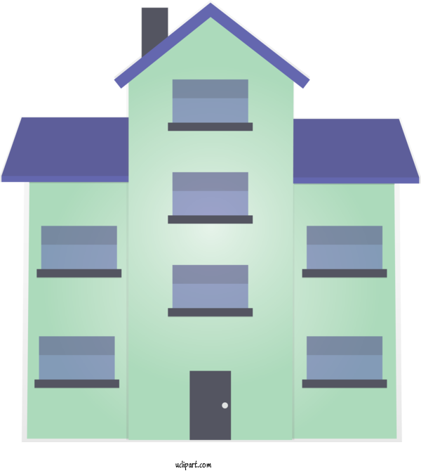 Free Buildings Property Violet House For House Clipart Transparent Background
