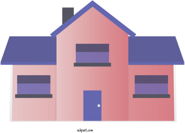 Free Buildings House Property Violet For House Clipart Transparent Background