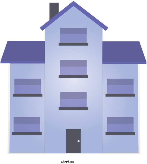 Free Buildings Violet Purple House For House Clipart Transparent Background