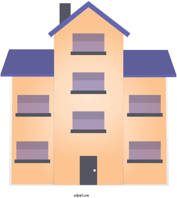 Free Buildings Property House Facade For House Clipart Transparent Background