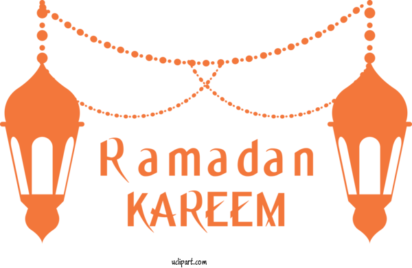 Free Holidays Line Font Logo For Ramadan Clipart Transparent Background
