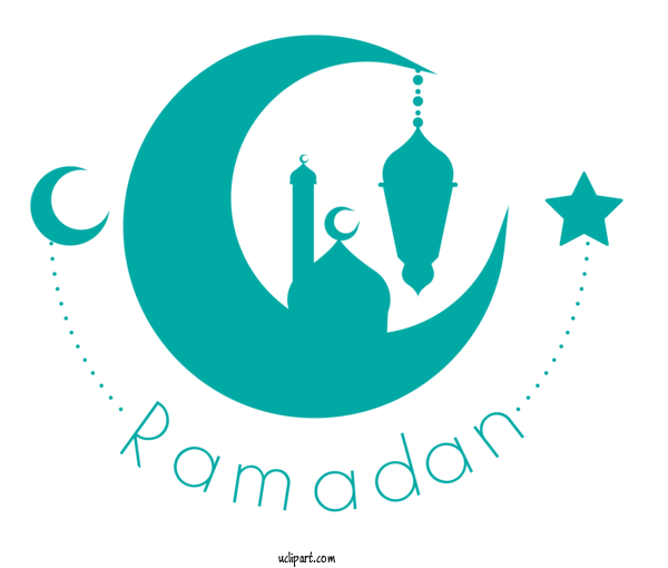 Free Holidays Logo Aqua Company For Ramadan Clipart Transparent Background