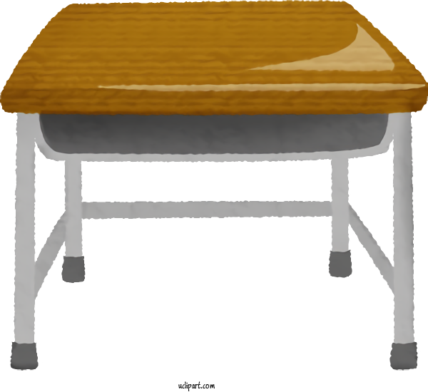 Free School Furniture Table Stool For Classroom Clipart Transparent Background