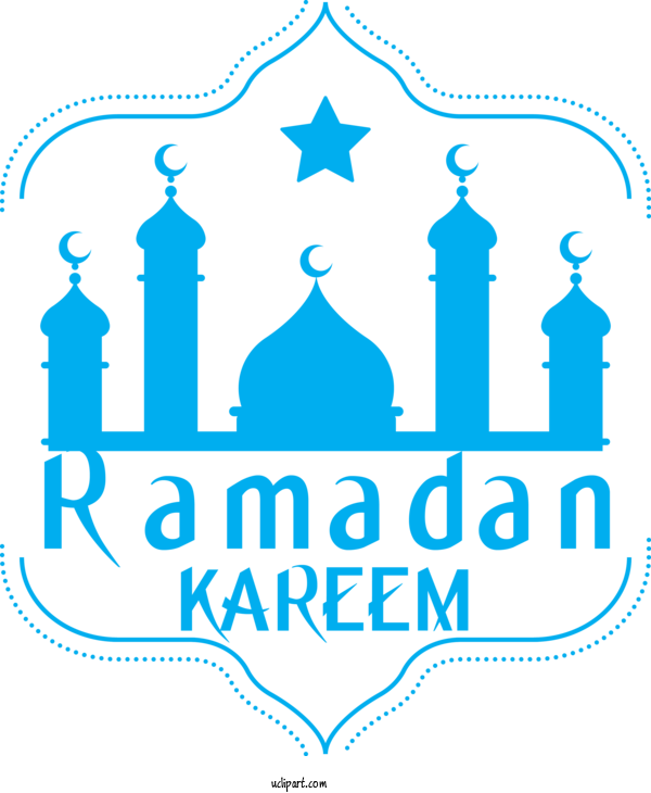 Free Holidays Line Logo For Ramadan Clipart Transparent Background