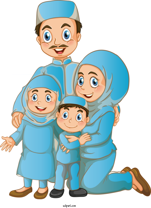 Free Religion Cartoon People Finger For Muslim Clipart Transparent Background