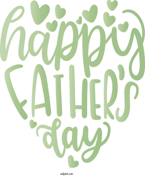 Free Holidays Font Text Logo For Fathers Day Clipart Transparent Background