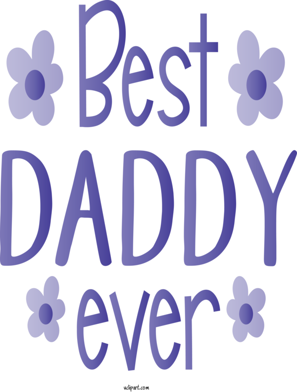 Free Holidays Text Font Purple For Fathers Day Clipart Transparent Background