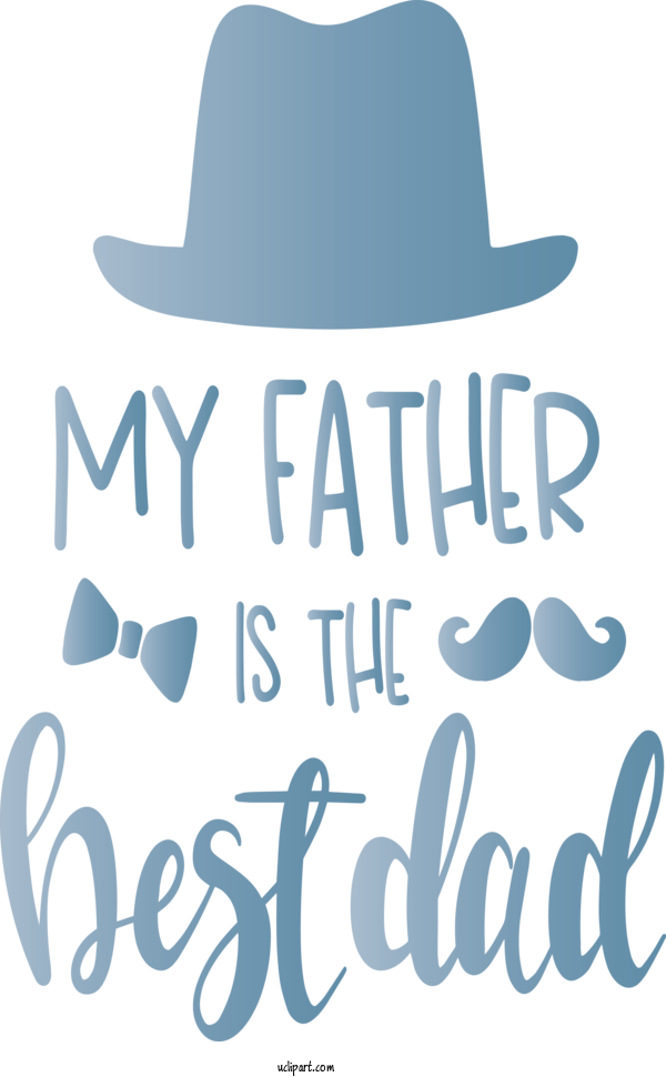 Free Holidays Clothing Font Hat For Fathers Day Clipart Transparent Background