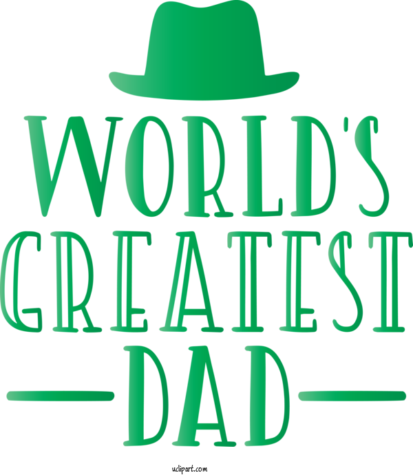 Free Holidays Green Clothing Hat For Fathers Day Clipart Transparent Background