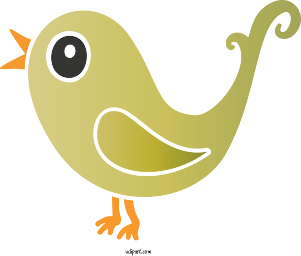 Free Animals Yellow Beak Bird For Bird Clipart Transparent Background