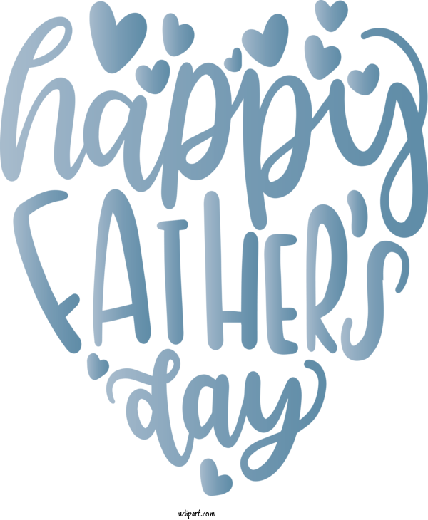 Free Holidays Font Text Calligraphy For Fathers Day Clipart Transparent Background