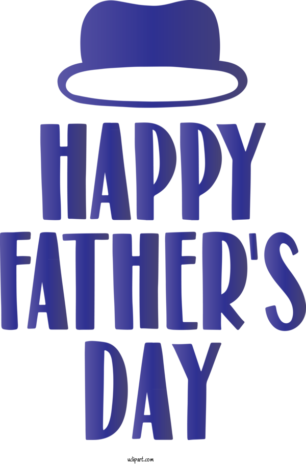 Free Holidays Font Hat Headgear For Fathers Day Clipart Transparent Background