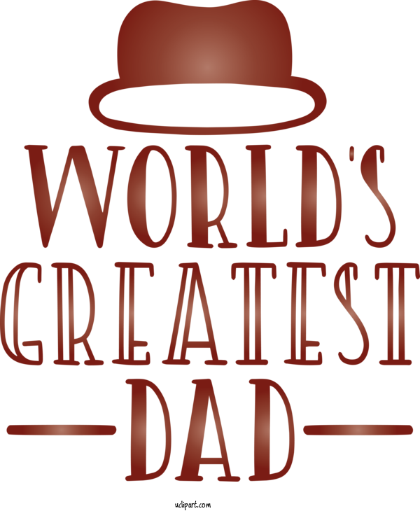 Free Holidays Font Hat Cowboy Hat For Fathers Day Clipart Transparent Background