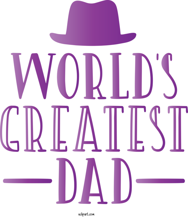 Free Holidays Purple Hat Clothing For Fathers Day Clipart Transparent Background
