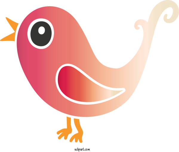 Free Animals Cartoon Bird Beak For Bird Clipart Transparent Background