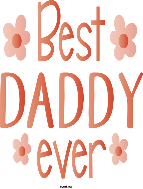 Free Holidays Text Font Pink For Fathers Day Clipart Transparent Background