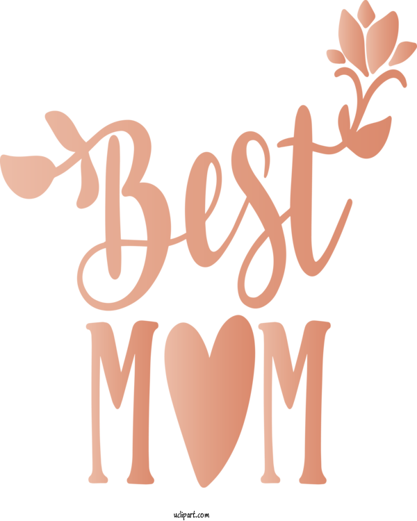Free Holidays Font Text Logo For Mothers Day Clipart Transparent Background
