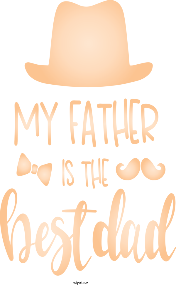 Free Holidays Clothing Hat Text For Fathers Day Clipart Transparent Background