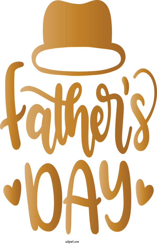 Free Holidays Text Font Headgear For Fathers Day Clipart Transparent Background