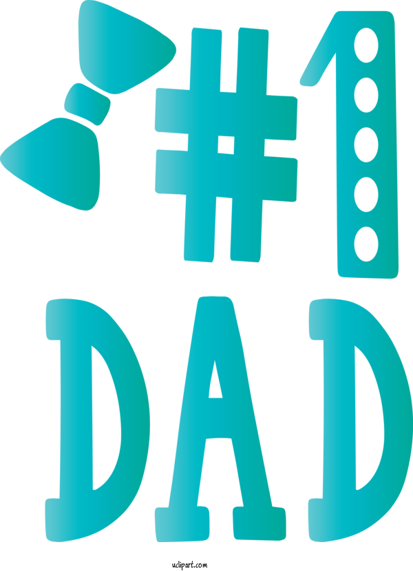 Free Holidays Text Turquoise Font For Fathers Day Clipart Transparent Background
