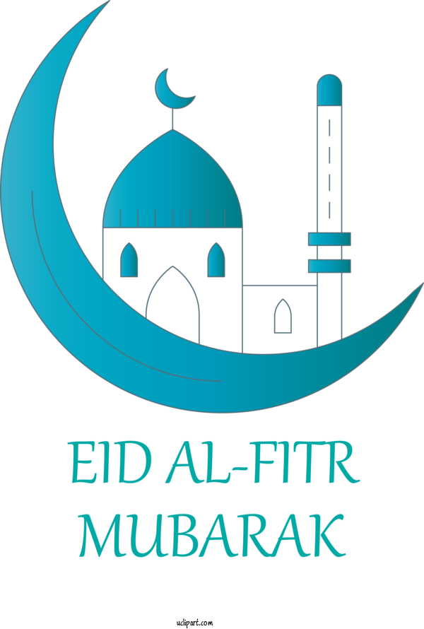 Free Holidays Logo For Eid Al Fitr Clipart Transparent Background