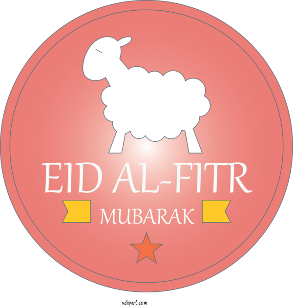 Free Holidays Goats Logo Livestock For Eid Al Fitr Clipart Transparent Background