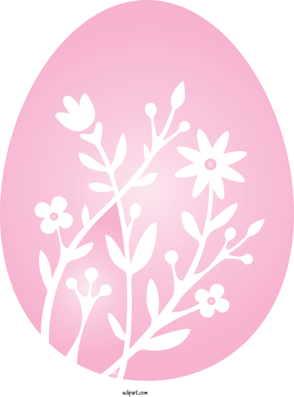 Free Holidays Pink Leaf Plate For Easter Clipart Transparent Background