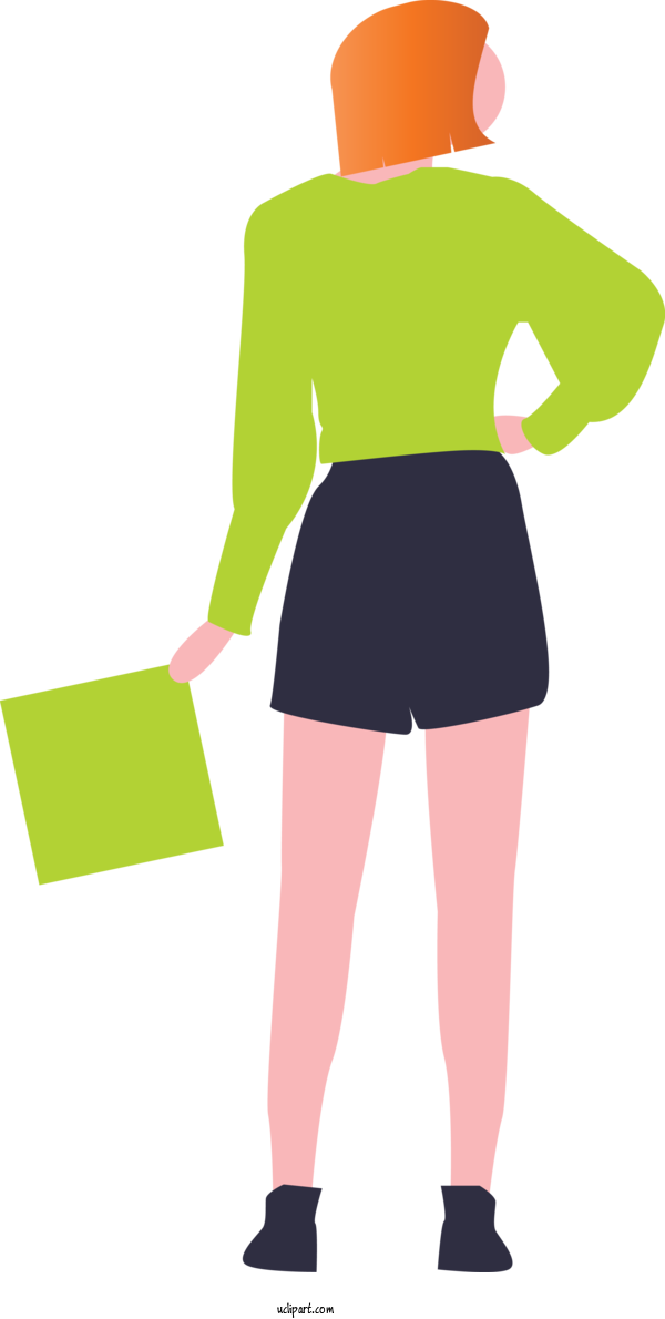 Free Business Green Clothing Yellow For Business Woman Clipart Transparent Background